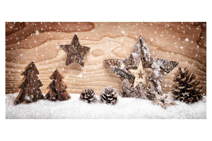 Cómo crear adornos de Navidad con madera
